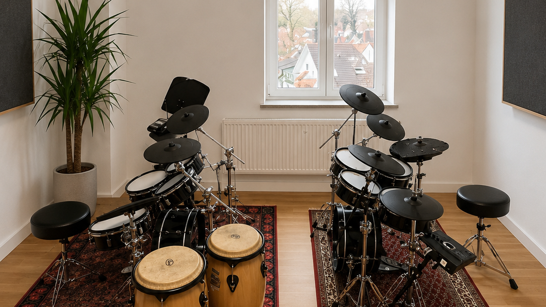 Musikraum für Gitarre & Klavier & Drums - Bad Waldsee